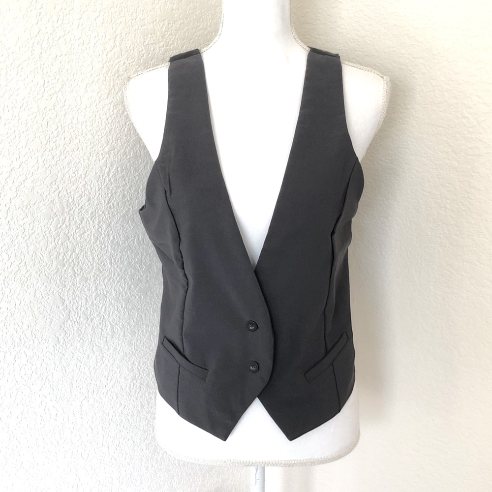Zenana Outfitters Grey/Black Vest